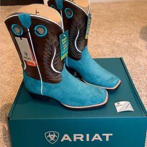 Ariat futurity fort worth girl western boots size 4